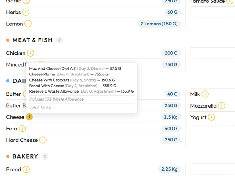 Reserve controls you can tune